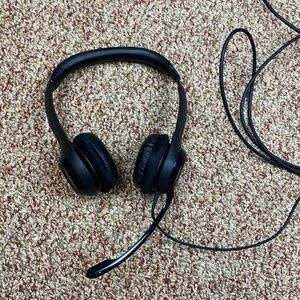 Logitech Black Headset With Microphone